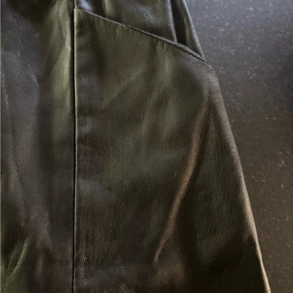 Zara - 3 items, Black Leather shorts, Top & Skirt- Sz Small - Picture 8 of 11